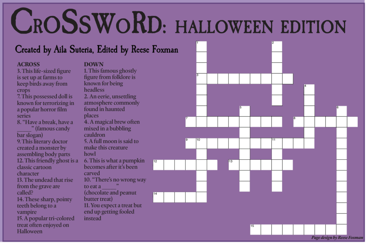 Crossword: Halloween Edition